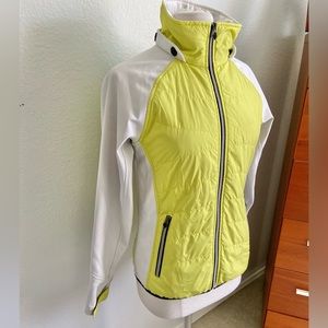 Body Glove Jacket White Yellow Size Medium